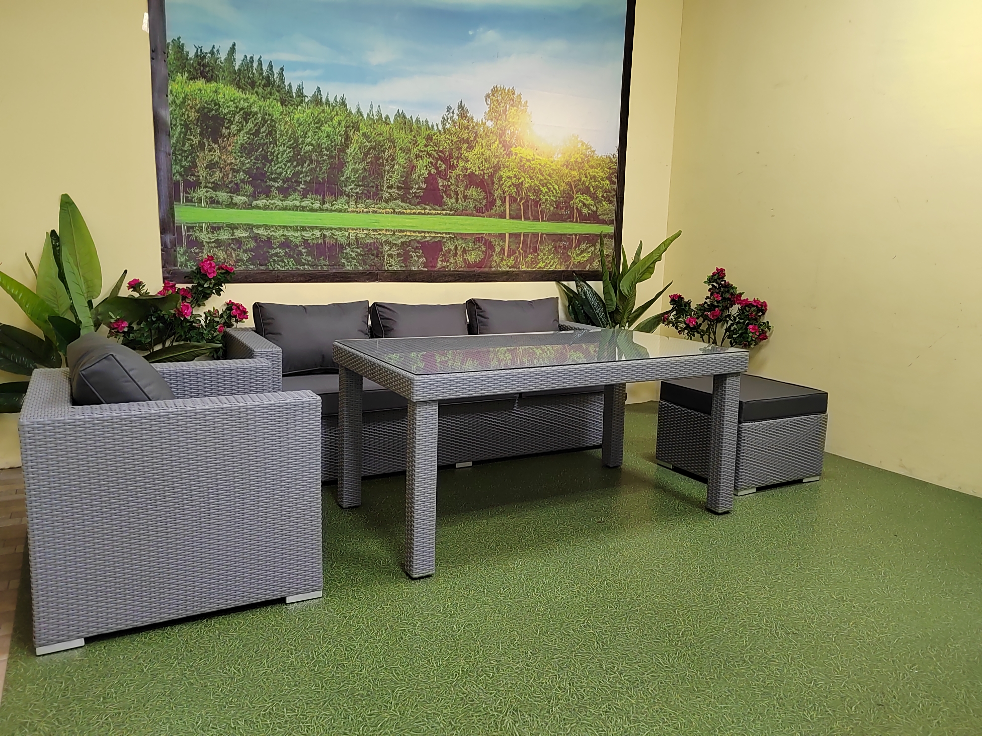 Eldorado grey Коллекция плетеной мебели лаунж 3