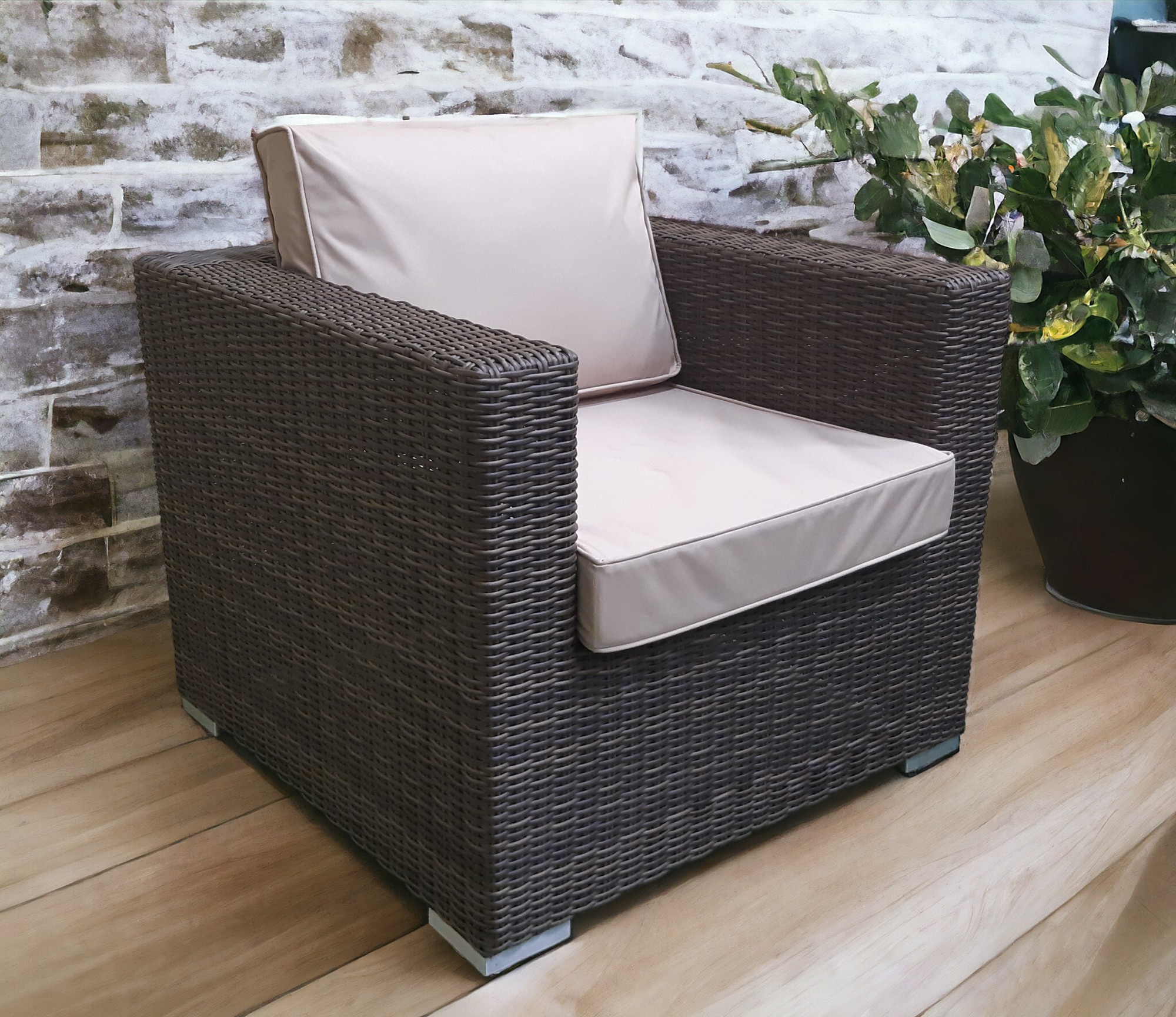 "Eldorado" lounge classica 2 Диванная группа мебели из искусственного ротанга — изображение 5