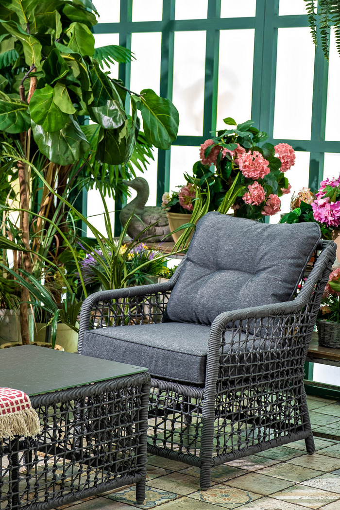 LUCCA sofa set Кресло из роупа плетеное