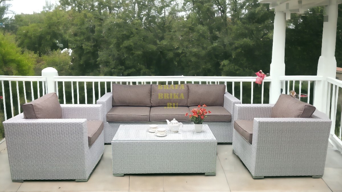 "Eldorado" lounge classica 3 Диванная группа мебели из искусственного ротанга