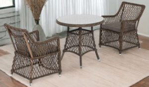 Venezianico cafe set 2 Плетеная мебель