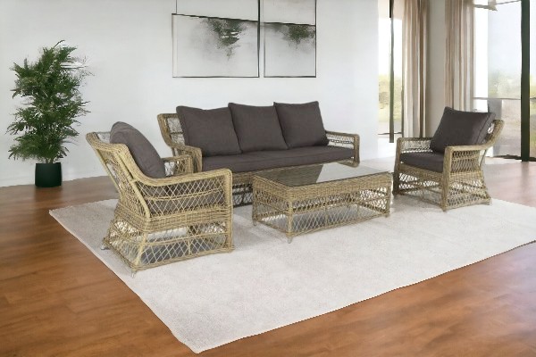 Venezianico lounge Лаунж мебель из ротанга цвет соломенный