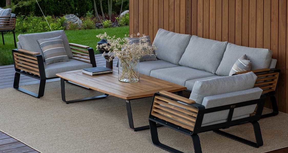 Аура "AURA" - Диванная группа из алюминия