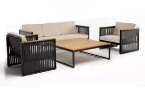Хорайзон Л "HORIZON L" - Диванная группа с квадратным кофейным столом
