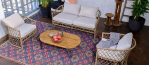 CHARLOTTE - Диванная группа из искусственного ротанга__