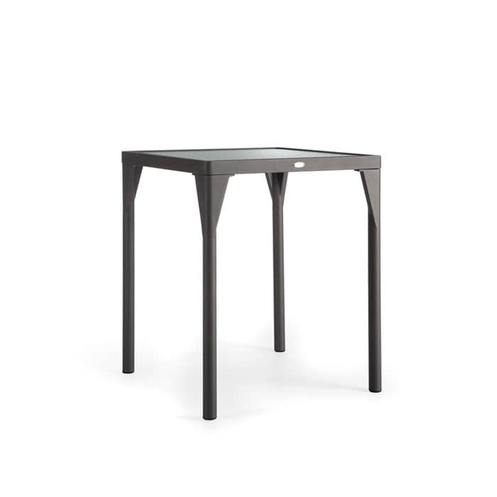 Ribs - Стол на террасу 80х80 барный, Skyline Design