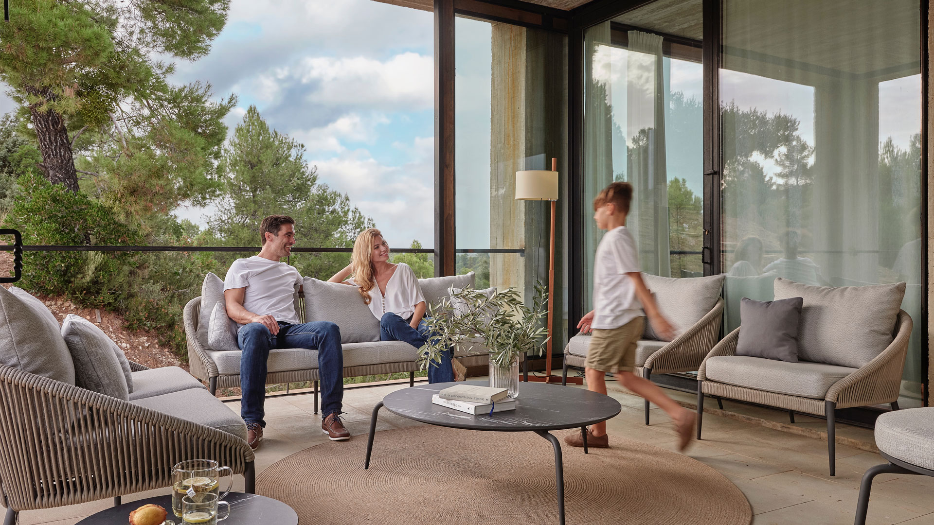 Уличная мебель «Rodona» lounge — Skyline Design, лаунж мебель из роупа_