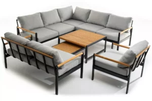 МАЯ XL "MAYA XL" Лаунж зона из алюминия темный графит