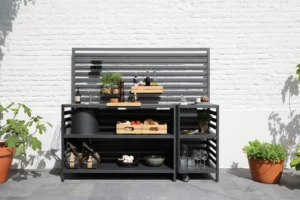 АВРИКА Кухня из алюминия, антрацит